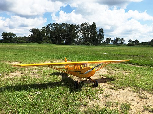 The World Models 1/5 Piper J-3 Cub 油動轉電動機